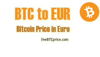 Bitcoin Euro Live Chart